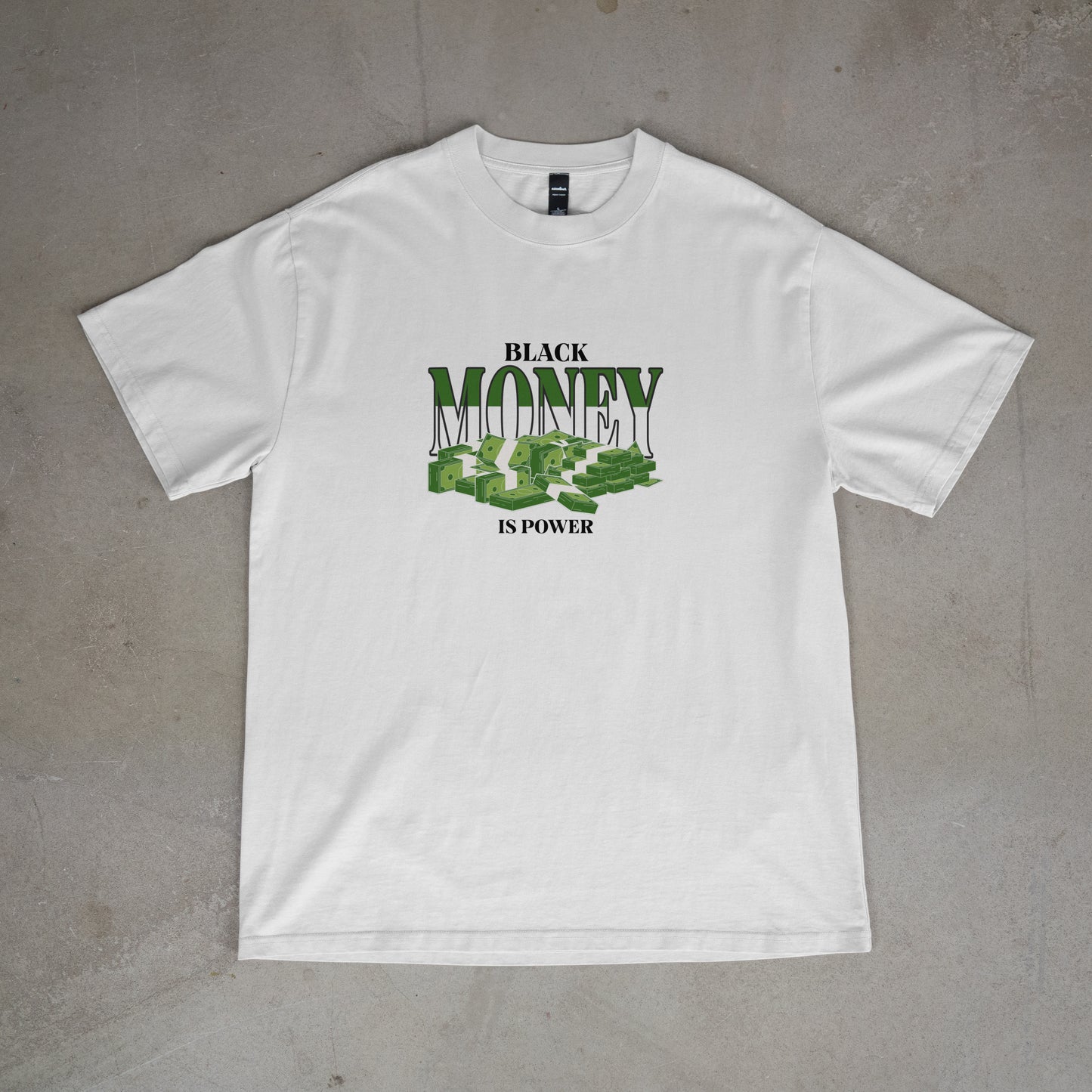 T-Shirt Oversize Black Money | Streetwear